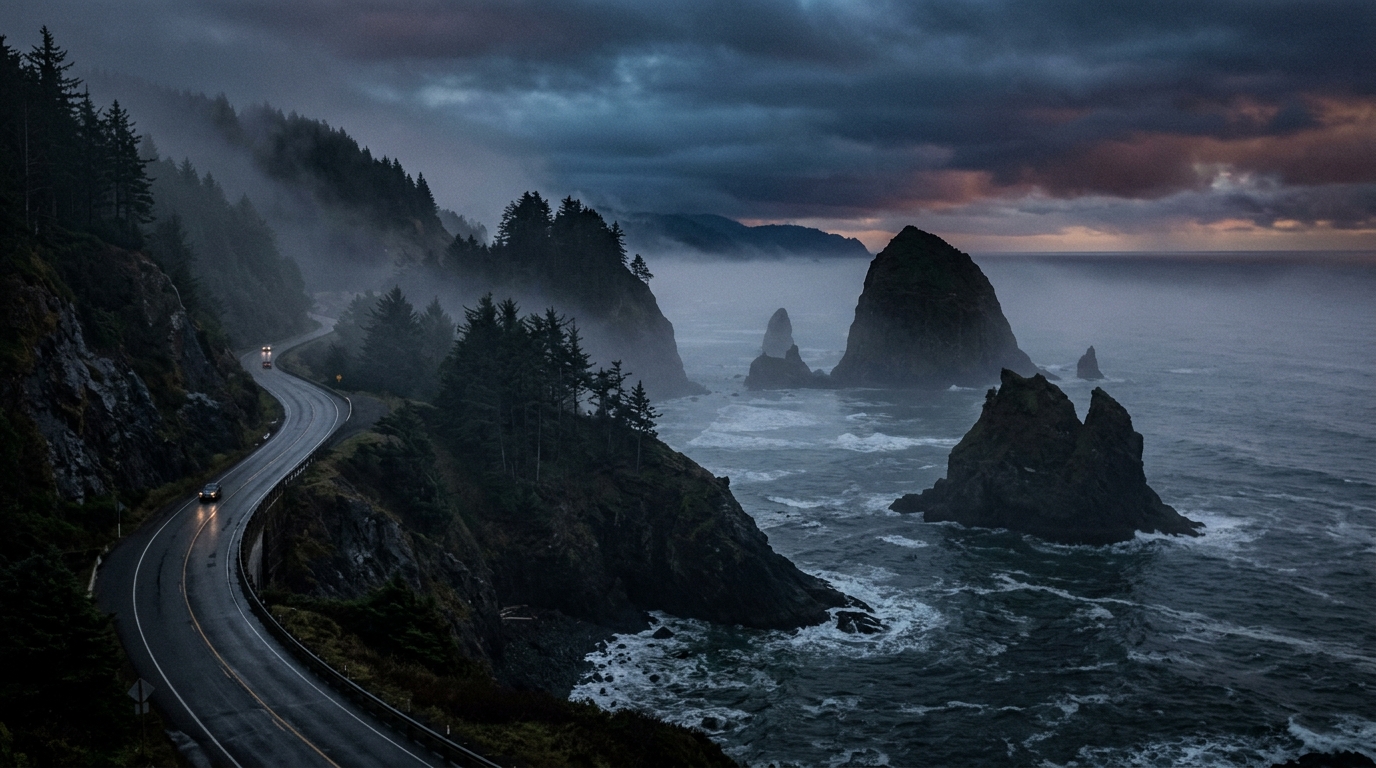 Coastal Landscape View
